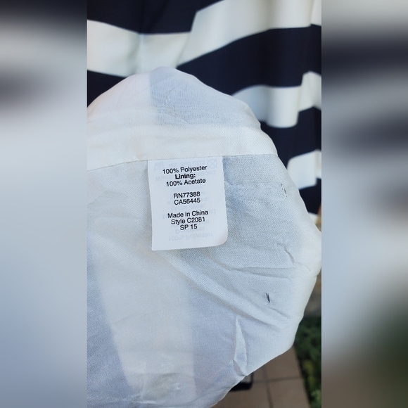 J.Crew Spaghetti Strap Lightweight striped Women's Dress Size 2 - Picture 8 of 10